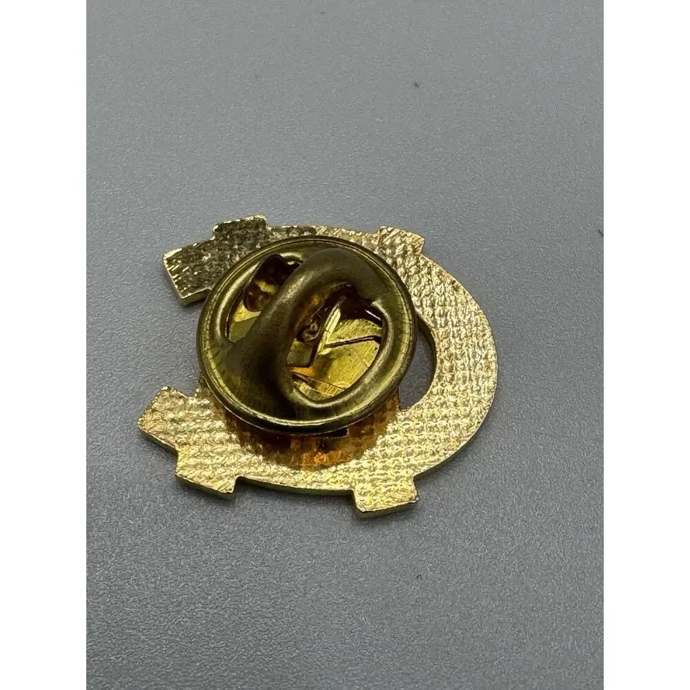 Vintage Gold Colored NC Letters Lapel‎ Pin